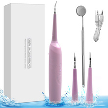 Fast delivery New electric USB powered  2 replacalbe heads dental calculus remover tartar remover